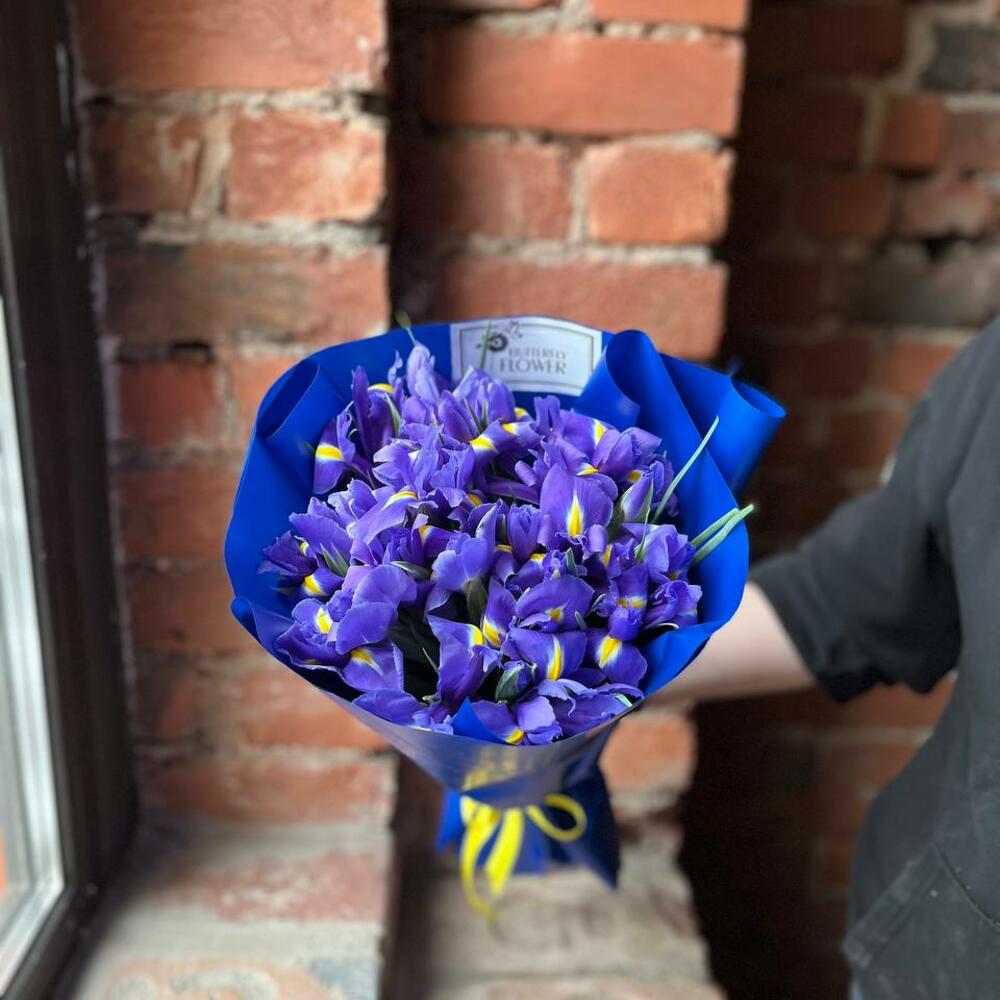 Букет из 27 ирисов 