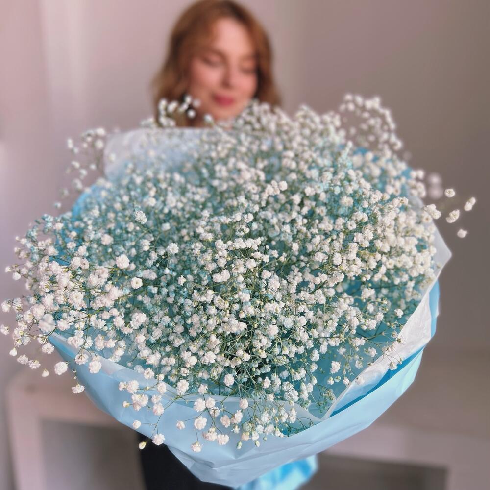 Букет из гипсофилы 