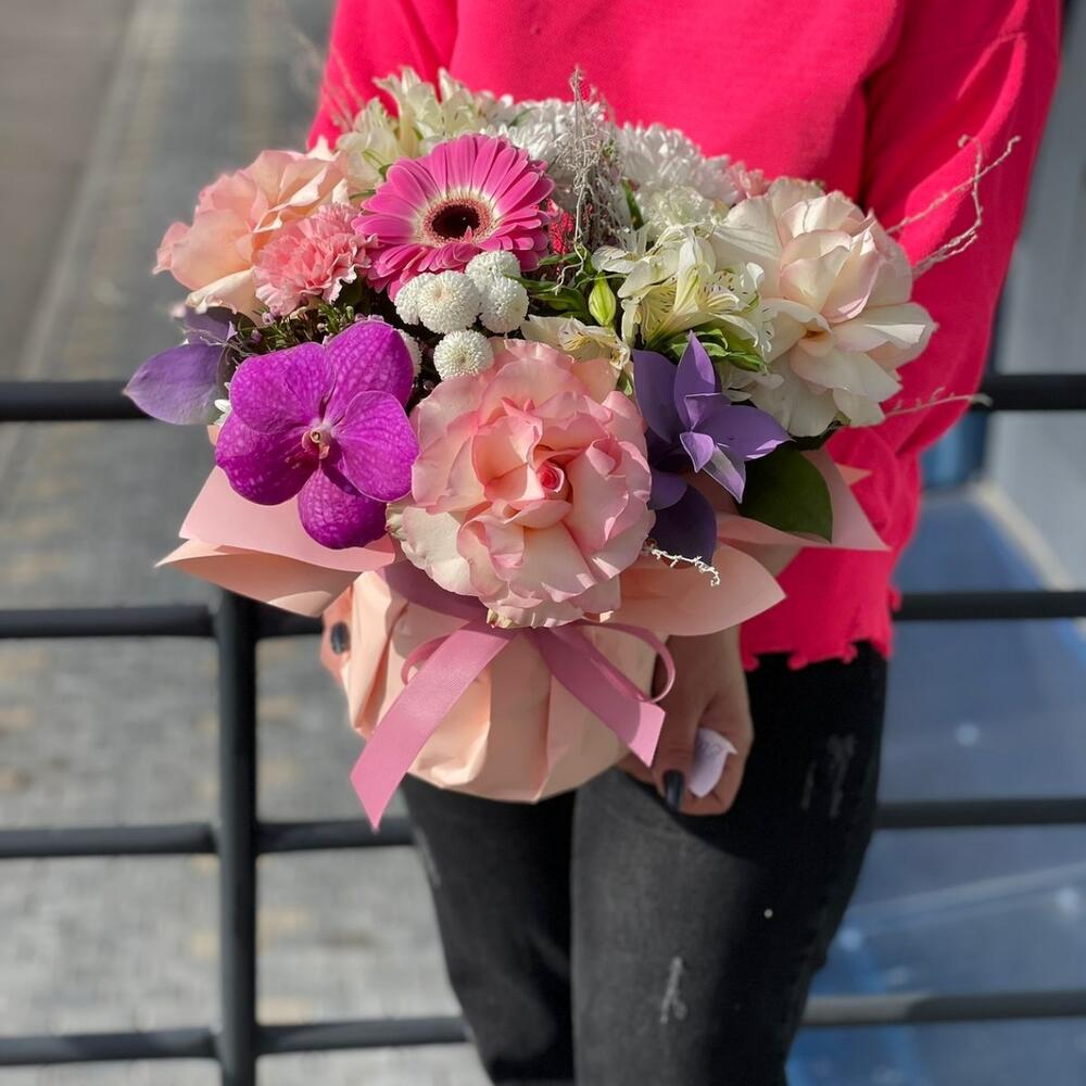 Цветы в коробке